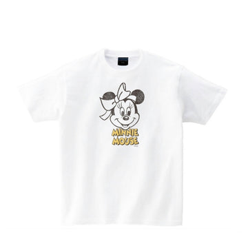 Disney Store - Chara Choice Minnie Maus T-Shirt Face - Kleidung