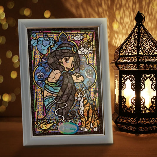 Disney Store - Jasmin Stained Art Puzzle 266 Teile "Jasmin Stained Glass" - Puzzle