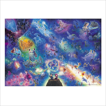 Disney Store - Disney All Character Stained Art Jigsaw Puzzle 266 Pieces "Disney All Star Symphony" - Puzzle