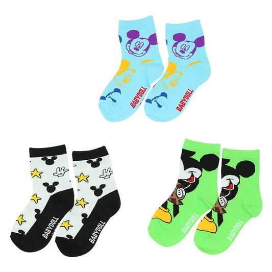 Disney Store - Mickey Crew-Socken-Set 7896 - Socken-Set Japan Disney Store