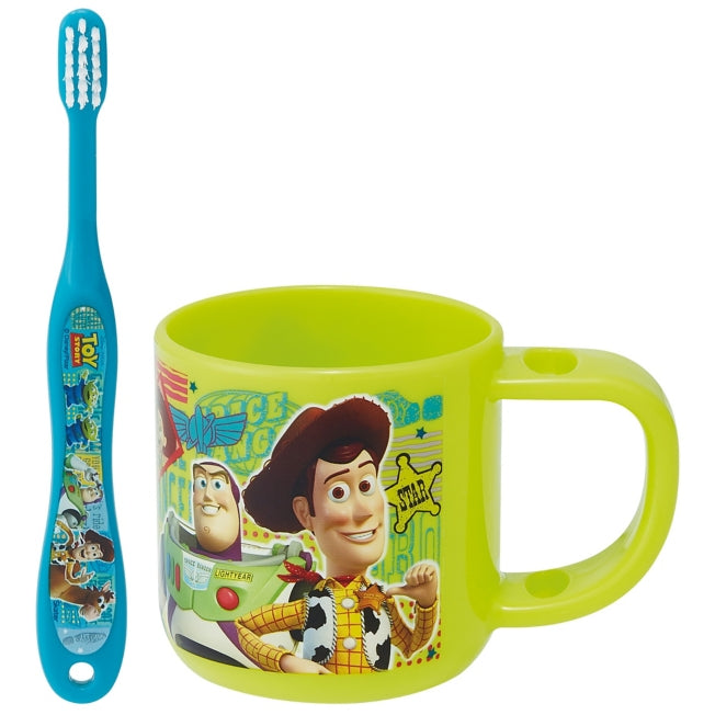 Disney Store - Toy Story Becher mit Ständer & Zahnbürstenset KTB5 - Küchen- und Badezimmeraccessoire Japan Disney Store