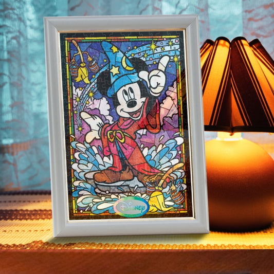 Disney Store Mickey Mouse Stained Glass Puzzle Puzzle