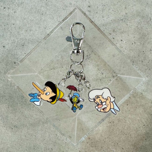 Disney Store - Disney Animated Series/Trio Acrylic Keyring - Keyrings