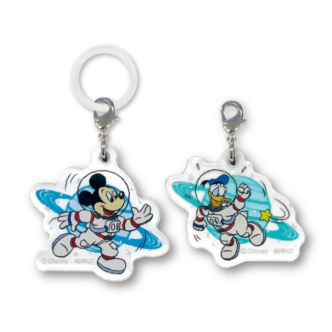 Disney Store - Acryl Marker Charm Set (Astronaut/Mickey & Donald) Japan Disney Store