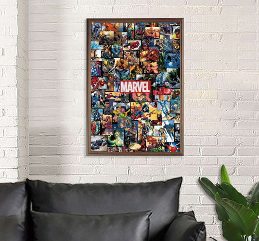 Disney Store - Marvel All Character Puzzle 1000 Teile „Marvel Universe“ - Puzzle Japan Disney Store