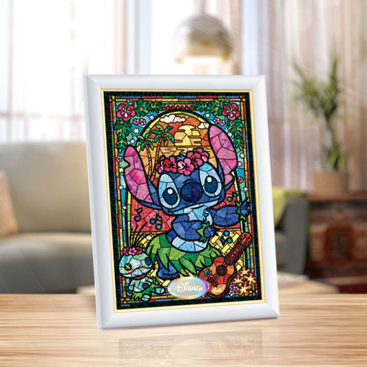 Disney Store - Stitch-Puzzle „Stained Art“ 266 Teile „Stitch Stained Glass“ - Puzzle Japan Disney Store