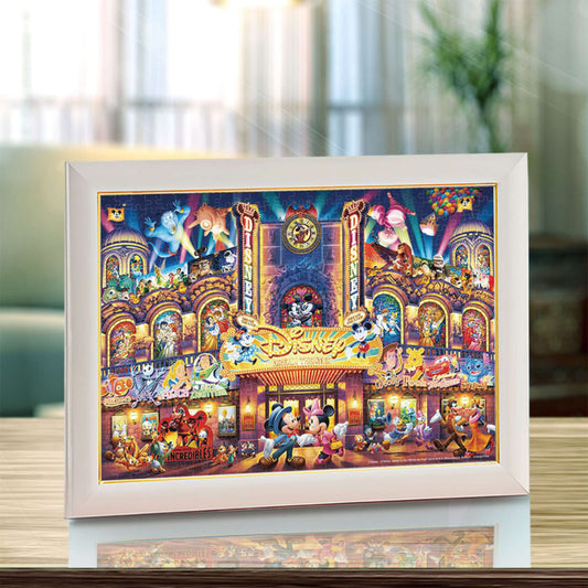 Disney Store -  Stained Art Tight 500 Teile „Disney Dream Theater“ - Puzzle Japan Disney Store