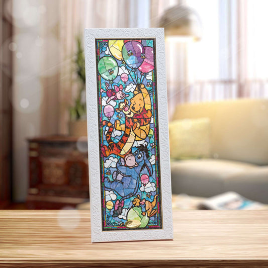 Disney Store -  Winnie the Pooh Art 456 Teile Buntglas - Puzzle Japan Disney Store